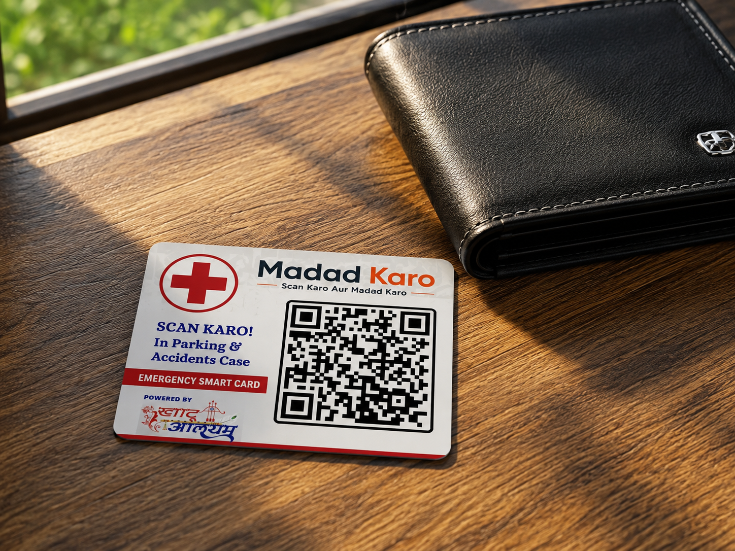 Emergency QR Smart Card